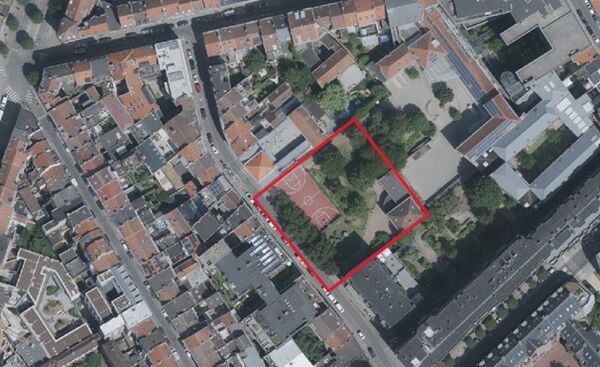 Perimètre du PPAS « La Buanderie »